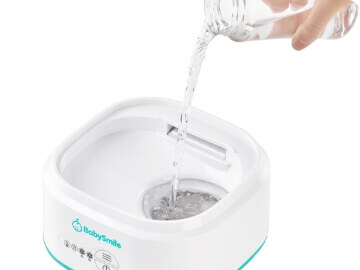 水を入れてボタンを押すだけ